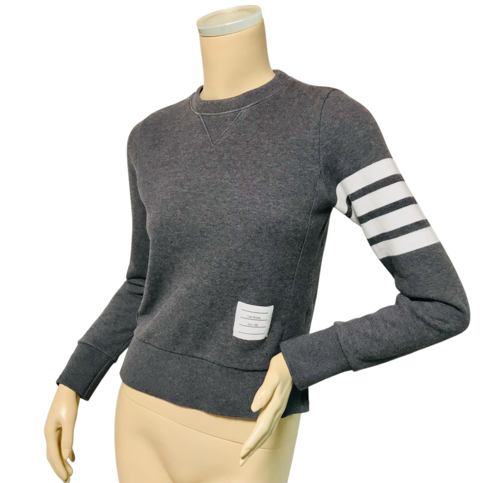 美品☆THOM BROWNE☆トムブラウン・レディース コットン 4BAR