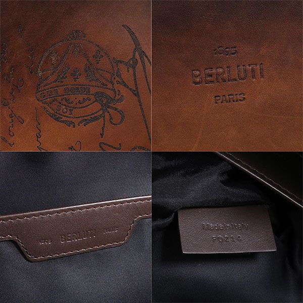 美品】BERLUTI ベルルッティ Toujours トゥジュール ポーチ スクリット