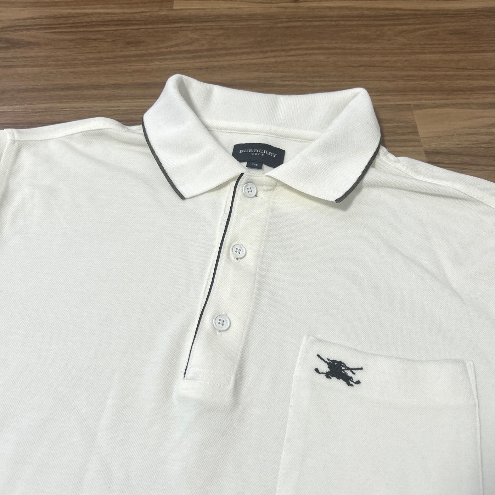 BURBERRY GOLF バーバリーゴルフ メンズ 長袖ポロシャツ M ゴルフ 