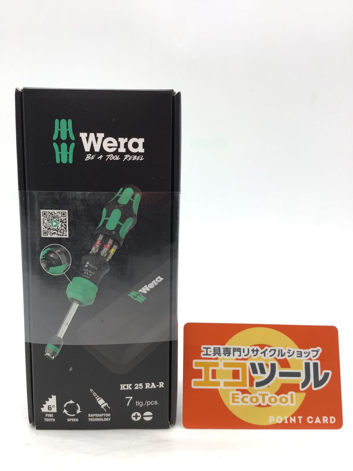 【未使用】ヴェラ(WERA) 05051515001 ☆Wera/ヴェラ Kraftform Kompakt 25 RA-R ポーチ付き, 6点 [IT_ASBH8][半田][M04]