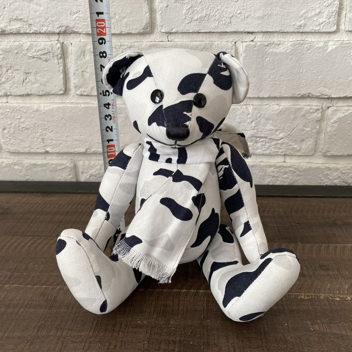 A BATHING APE テディベア カモフラぬいぐるみ アベイシングエイプ BAPE CAMO テディベア a bathing ape Teddy Bear エイプ ベイプ ア
