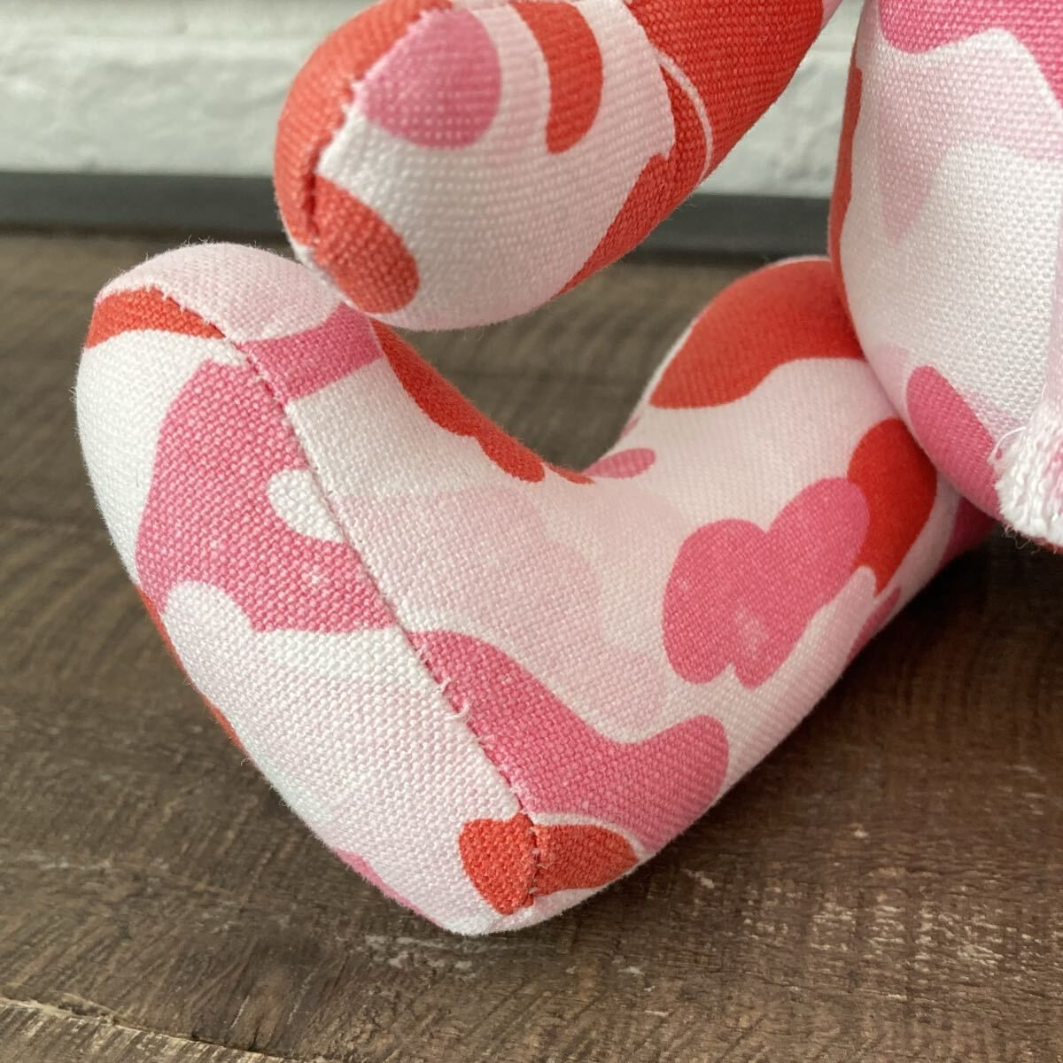 BAPE テディベア a bathing ape ABC CAMO PINK Teddy Bear エイプ