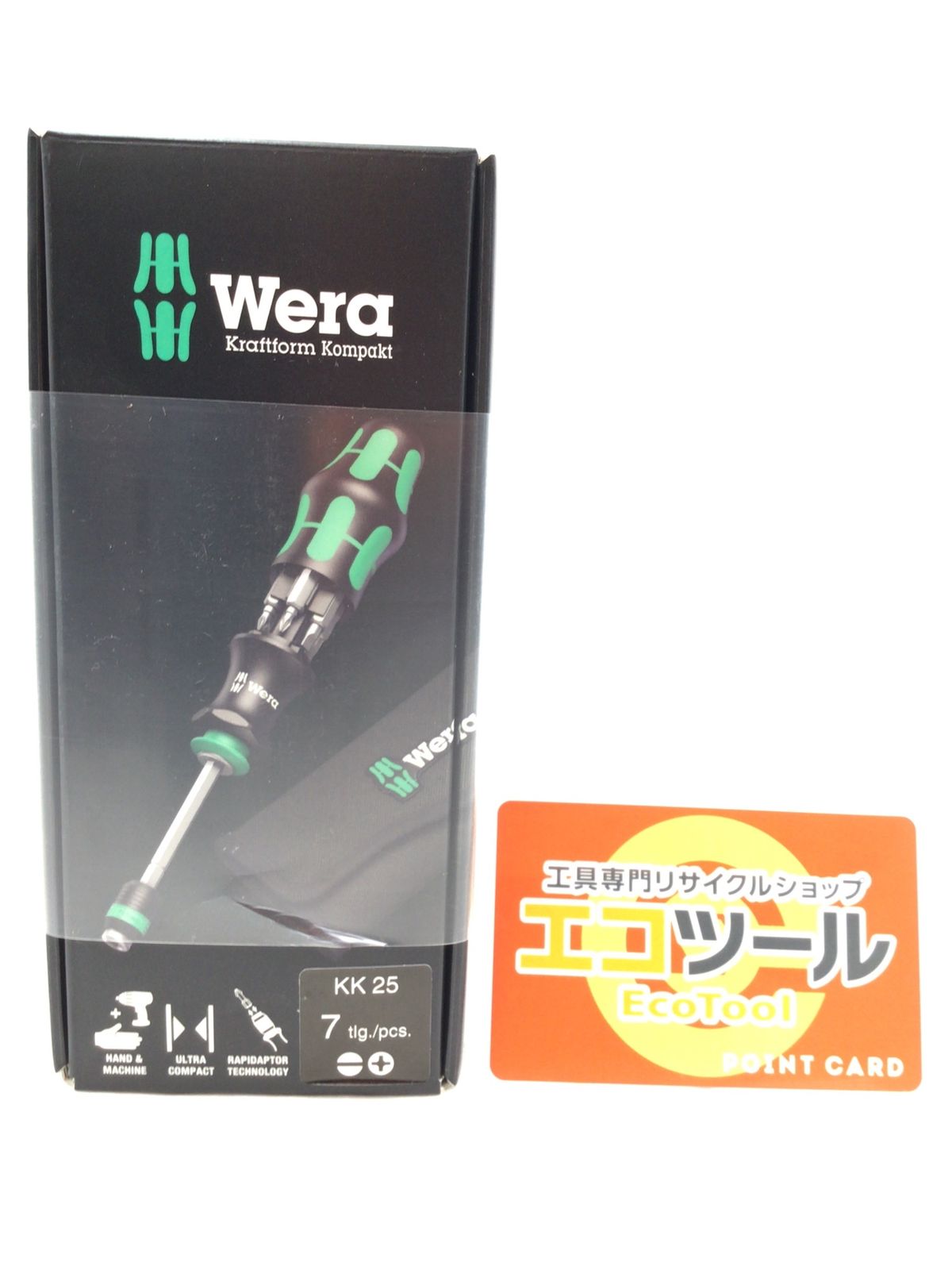【未使用】Wera/ヴェラ KK25 ☆ クラフトフォームコンパクトドライバービットセット [IT_WJ6J0][半田][M04]