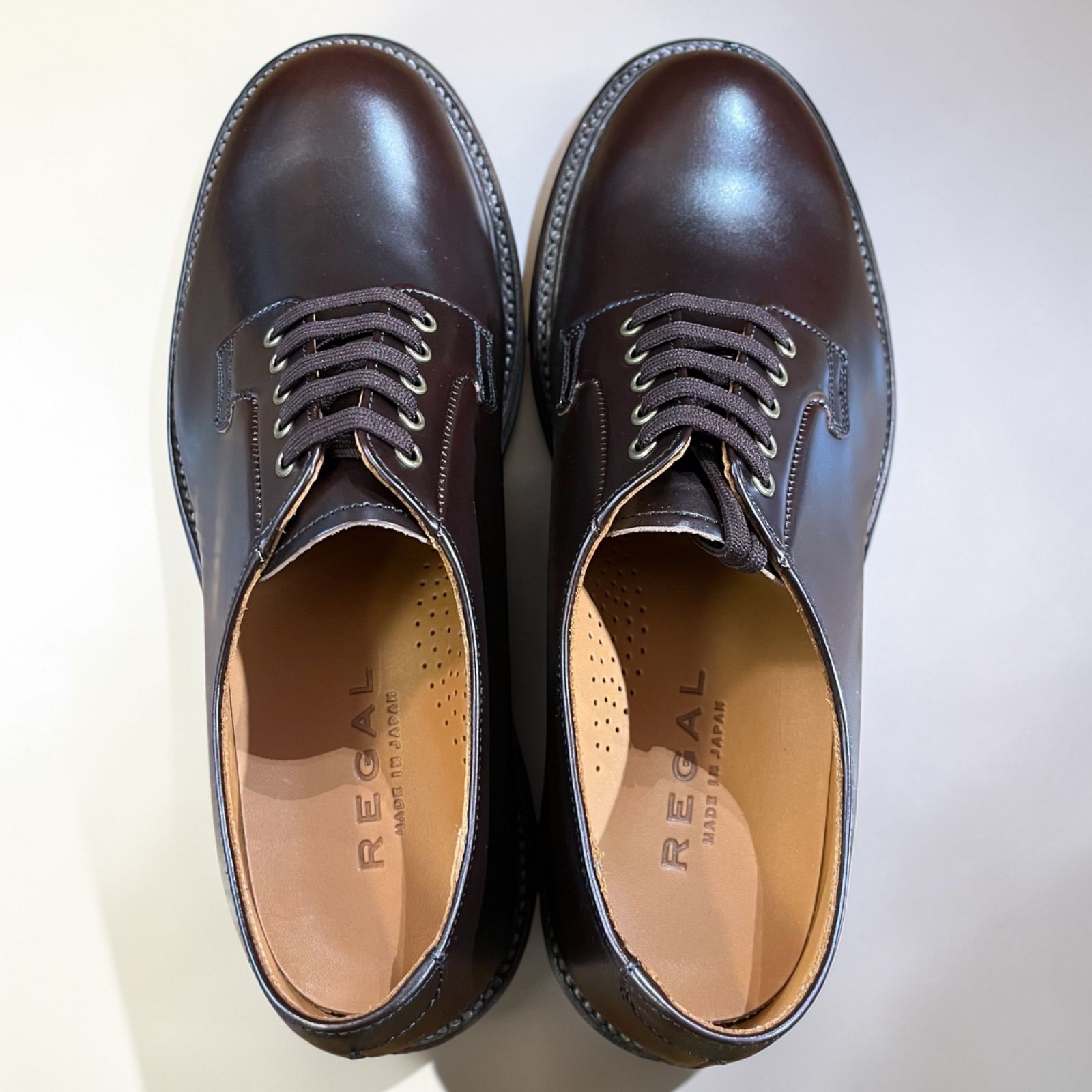 REGAL リーガル 02BL CB プレーントゥ 23.5cm NEW Classic 日本製 