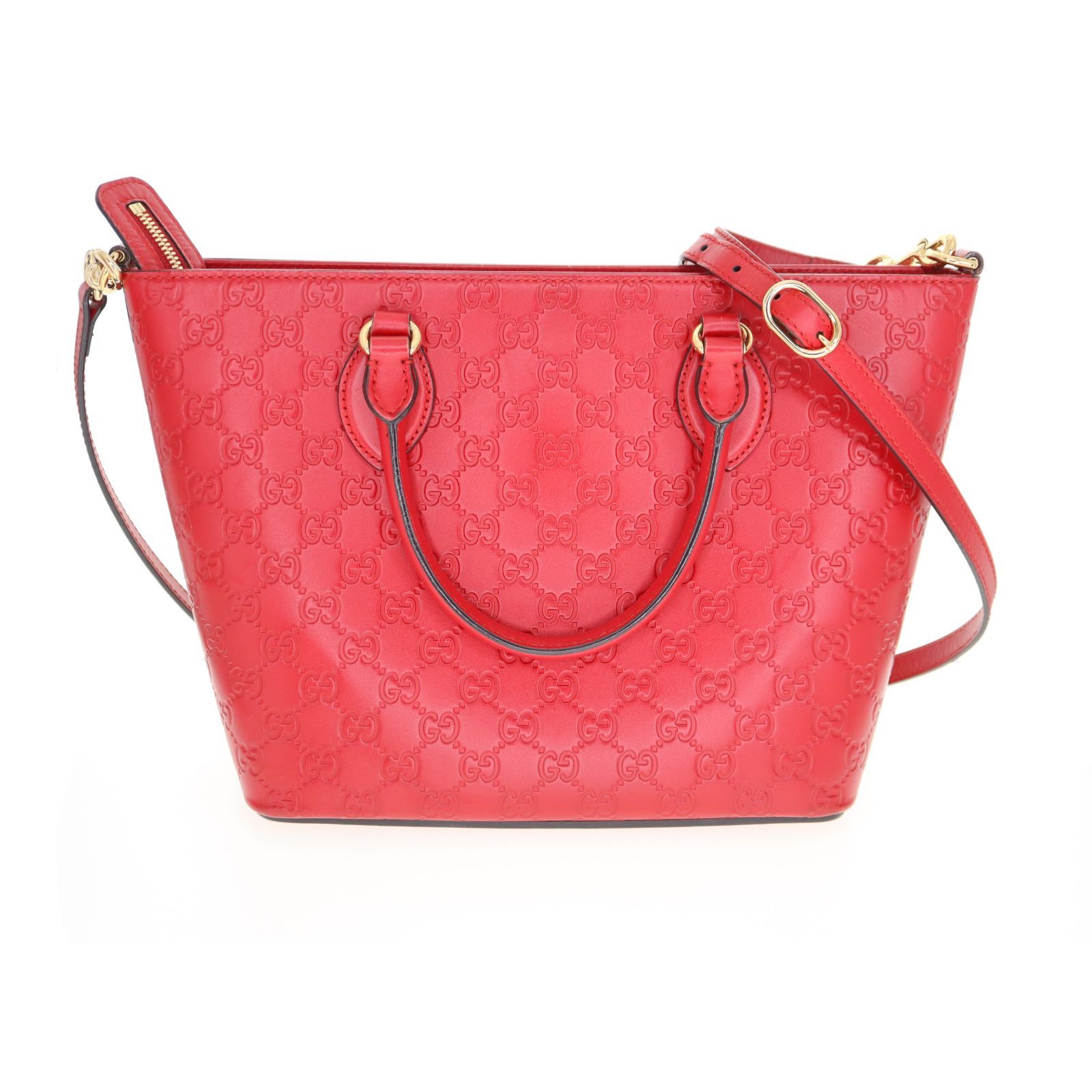 中古】GUCCI グッチ 432124 2WAYバッグ GGシマレザー ハンドバッグ 