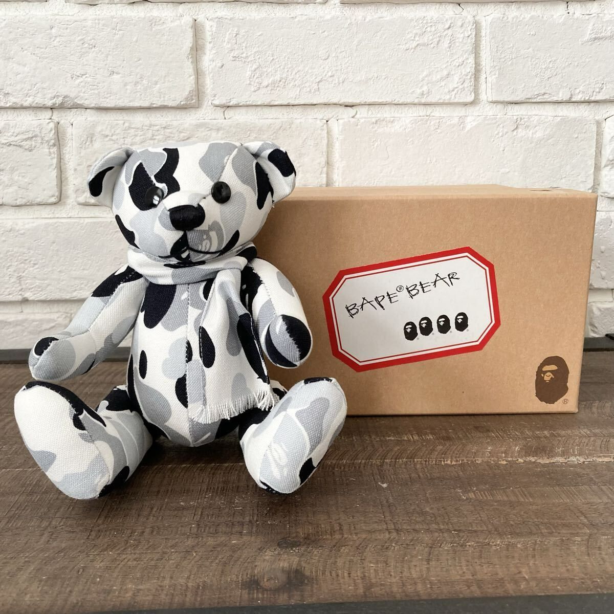 BAPE CAMO テディベア a bathing ape Teddy Bear エイプ ベイプ ア 