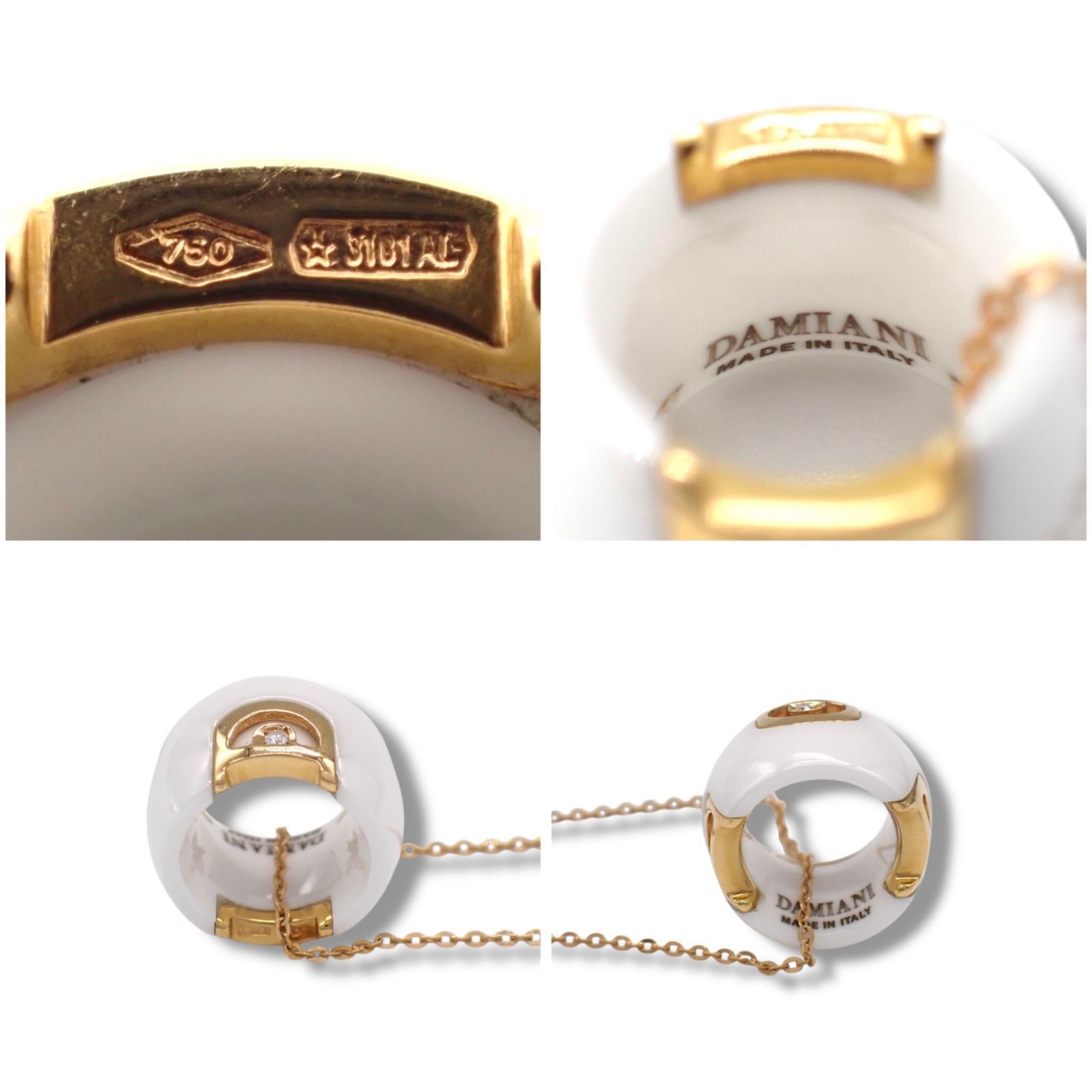 Damiani ダミアーニ Dアイコン 1P ダイヤ ダイヤモンド ペンダント 