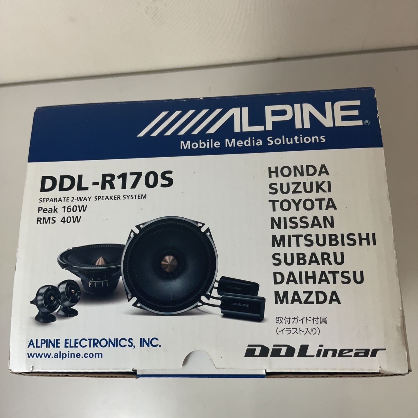 ALPINE DDL-R170S 17cm アルパイン セパレート アルパイン(ALPINE