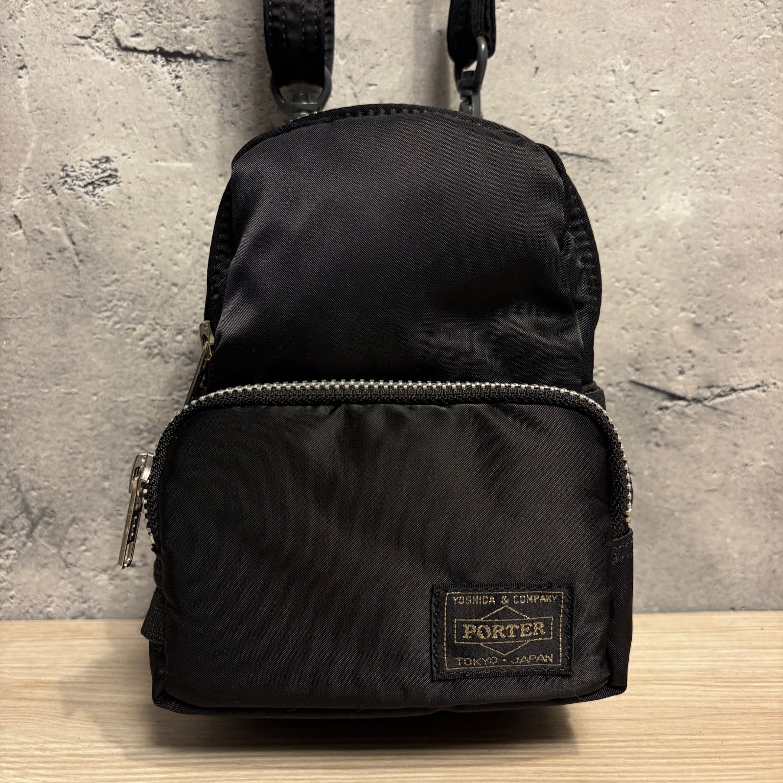 PORTER タンカー ミニショルダーバッグ smart コラボ ブラック 