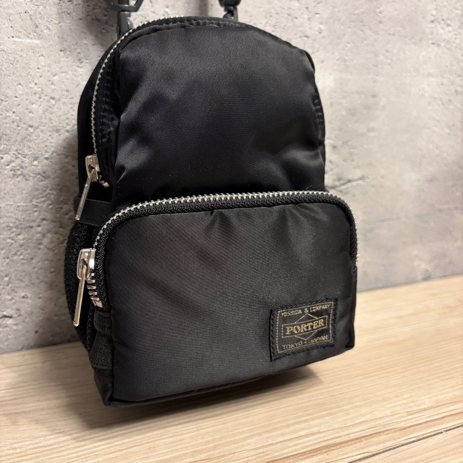 PORTER タンカー ミニショルダーバッグ smart コラボ ブラック 
