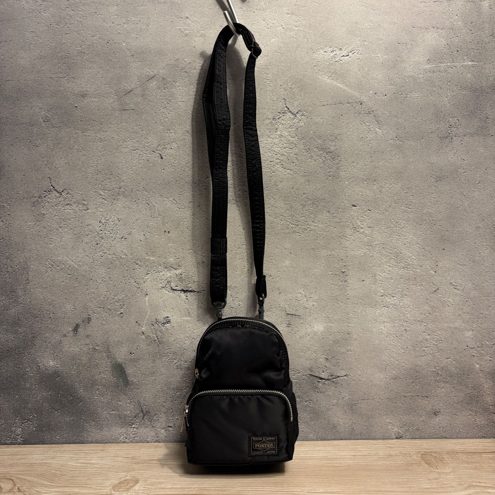 PORTER タンカー ミニショルダーバッグ smart コラボ ブラック 