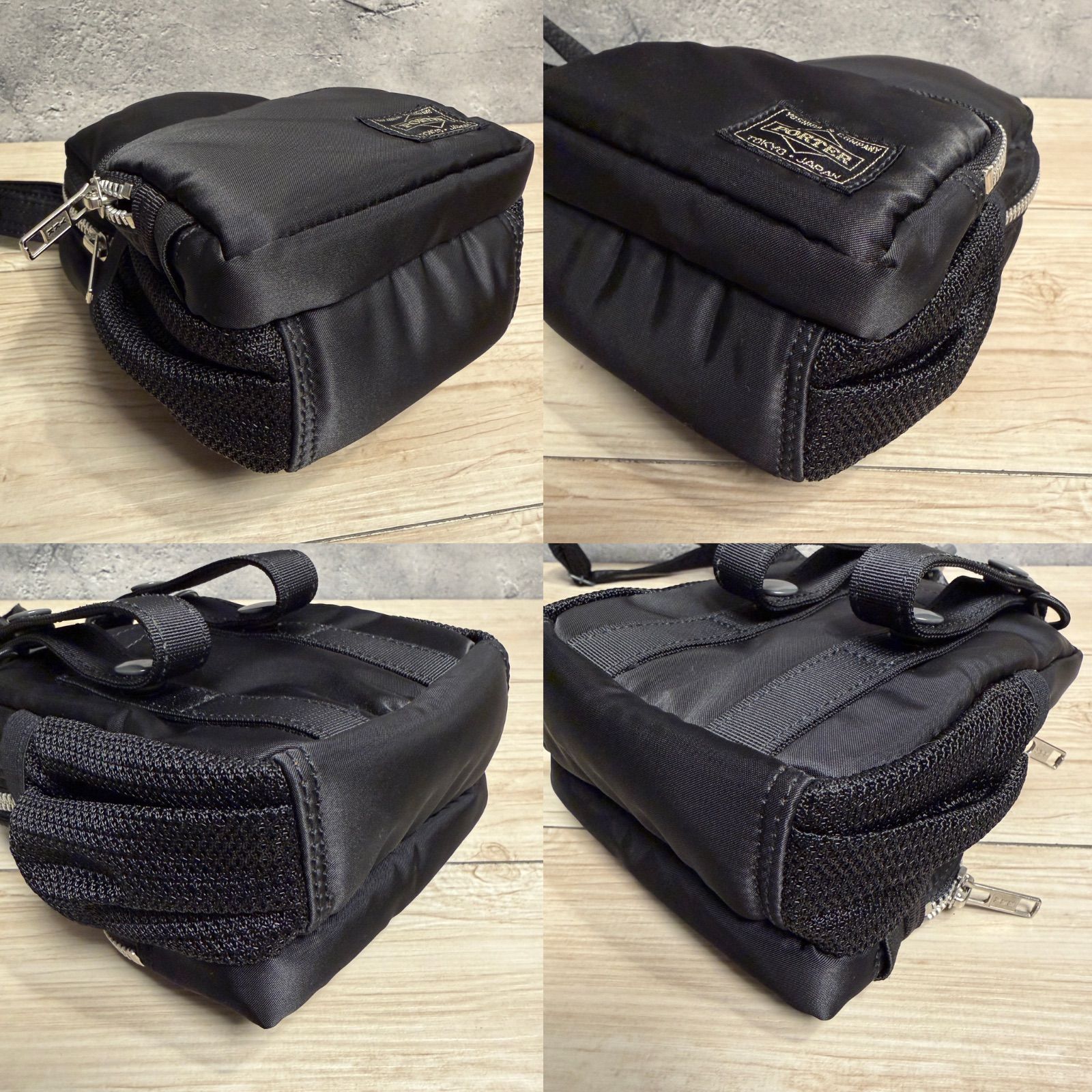 PORTER タンカー ミニショルダーバッグ smart コラボ ブラック 