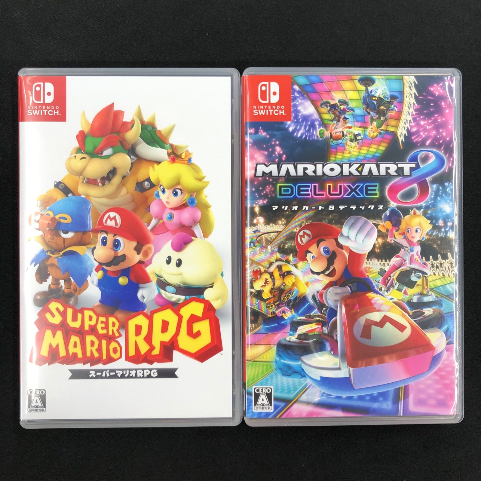 中古 Switch スーパーマリオRPG マリオカート8デラックス セット