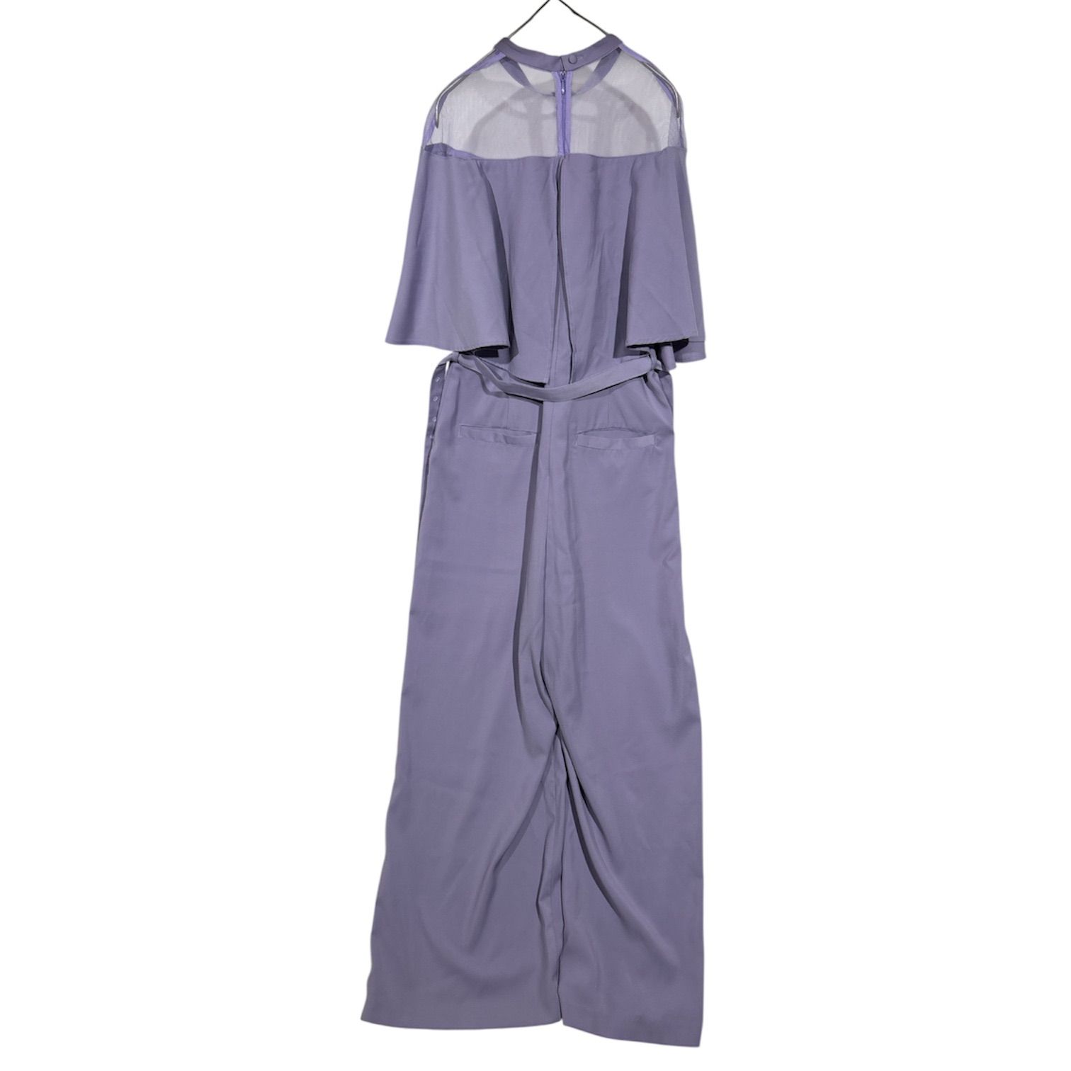 サロペット・オーバーオール・オールインワン Ameri CURTAIN SHOULDER ROMPERS/S/- t アメリ AMERI CURTAIN SHOULDER ROMPERS オールインワン パープル