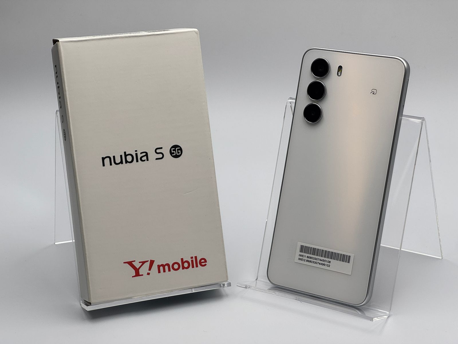 nubia S 5G A403ZT ホワイト 128GB SIMフリー - メルカリ