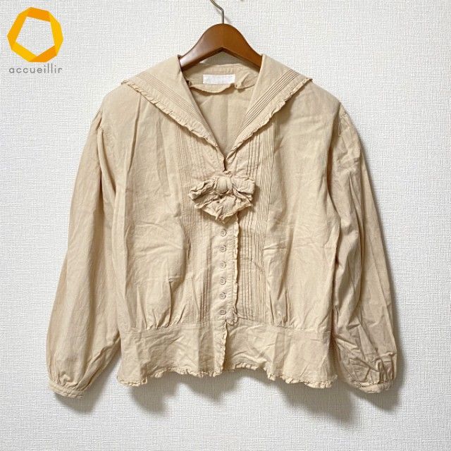 axc ピンクハウス PINKHOUSE シャツ・ブラウス ベージュ セーラー
