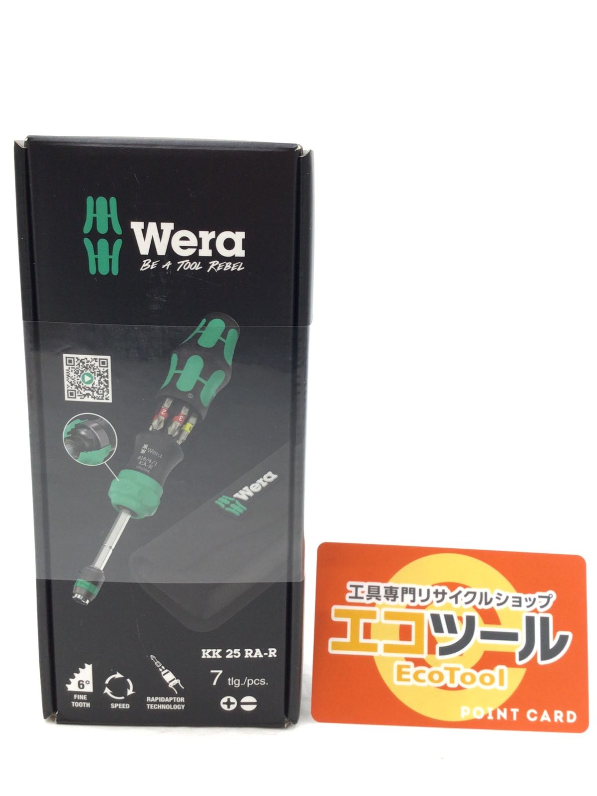 【未使用】ヴェラ(WERA) 05051515001 ☆Wera/ヴェラ Kraftform Kompakt 25 RA-R ポーチ付き, 6点 [IT_R5OD0][半田][M04]
