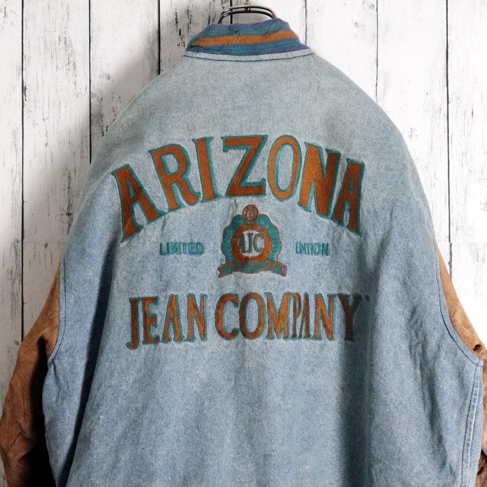 ARIZONA JEAN COMPANY デニムスタジャン ペイントダメージ - メルカリ