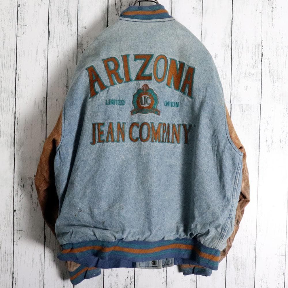 ARIZONA JEAN COMPANY デニムスタジャン ペイントダメージ - メルカリ