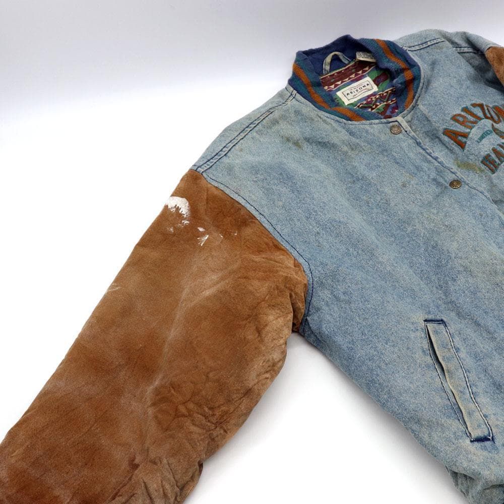 ARIZONA JEAN COMPANY デニムスタジャン ペイントダメージ - メルカリ