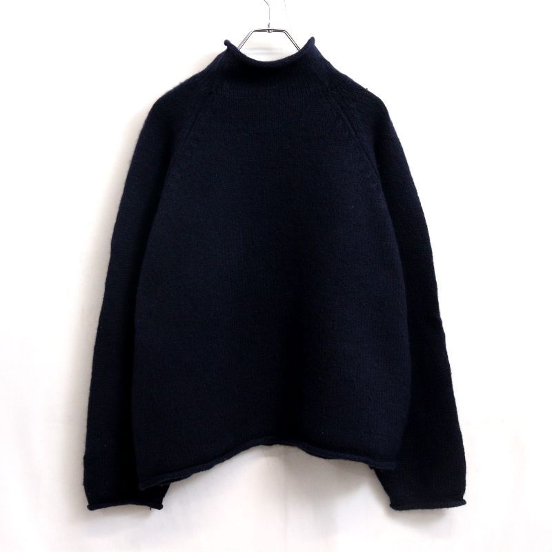 12M491◯ 90s J.CREW 希少 ブラック コットンニット セーター 