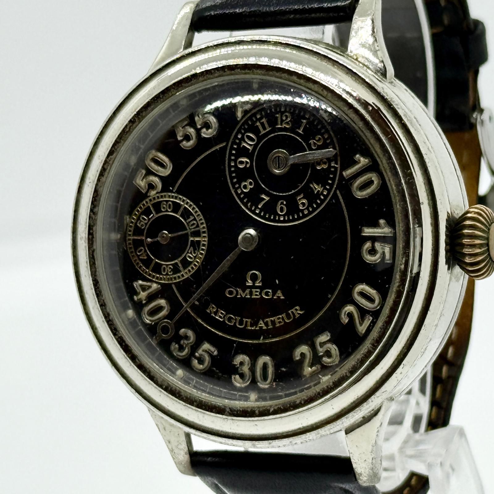 OMEGA オメガ レギュレーター 5150100 ブラック 手巻き メンズ 希少