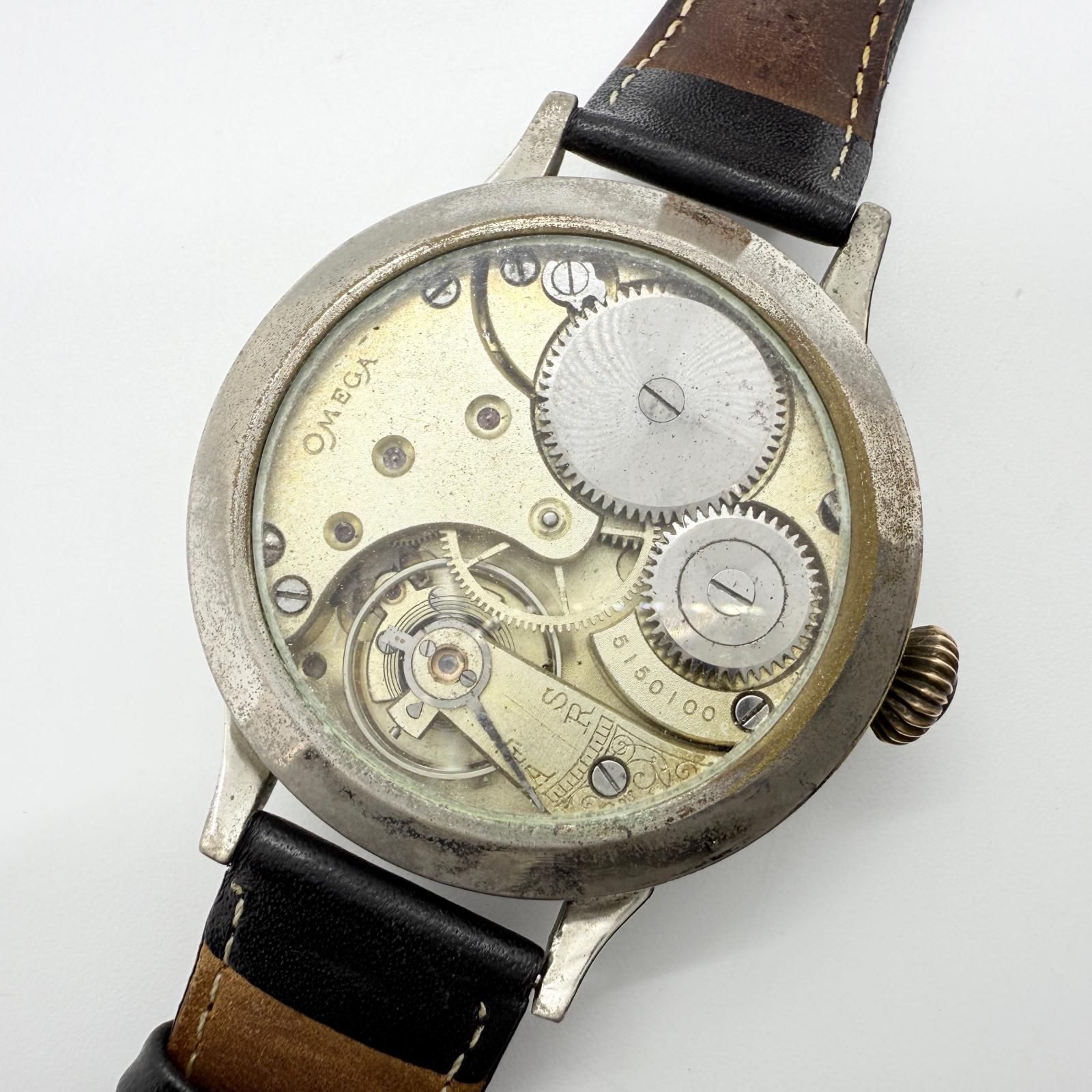 OMEGA オメガ レギュレーター 5150100 ブラック 手巻き メンズ 希少 
