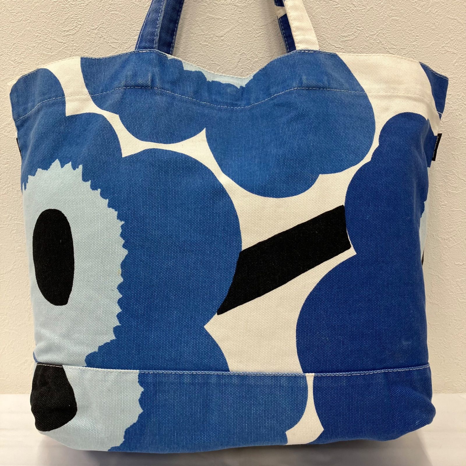 417 marimekko マリメッコ トートバッグ ハンドバッグ キャンバス 大きめ 大容量 ブルー 青 Unikko ウニッコ 花柄 フラワー レディース シンプル きれいめ 上品 カジュアル - メルカリ