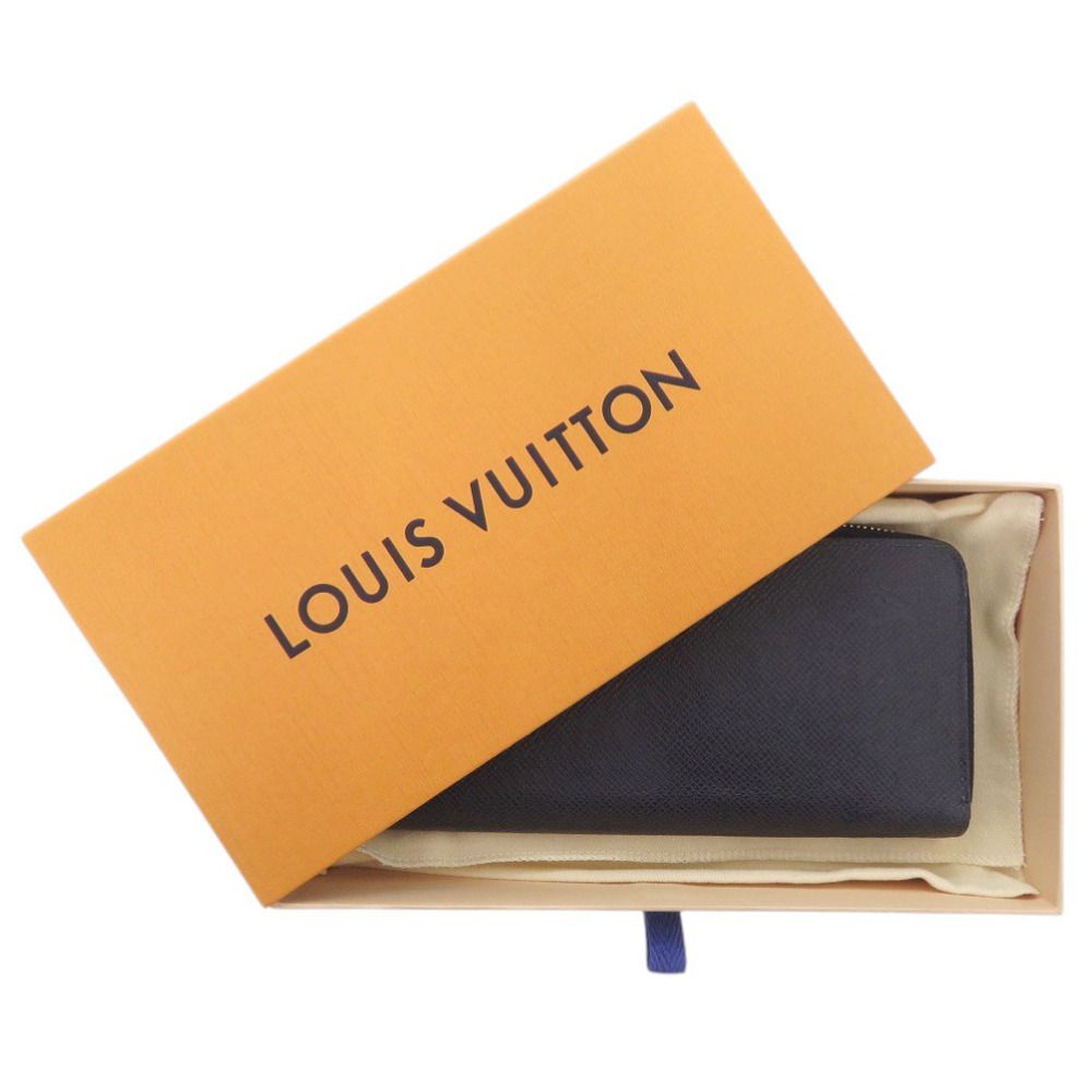美品 ルイ ヴィトン ジッピーウォレット ヴェルティカル タイガ M30510 ネイビー 長財布 LV 1520【中古】LOUIS VUITTON メンズ 美品 ルイ ヴィトン ジッピーウォレット ヴェルティカル タイガ M30510