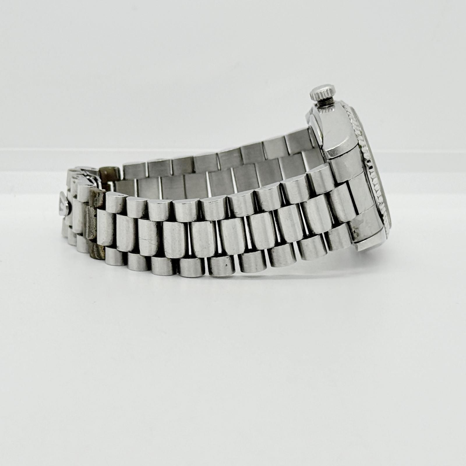  BULOVA ACCUTRON ブローバ アキュトロン SUPER SEVILLE 4410101 ホワイト AT メンズ ギザベゼル 腕時計 トータルコーデ 自動巻き時計 腕時計(アナログ)