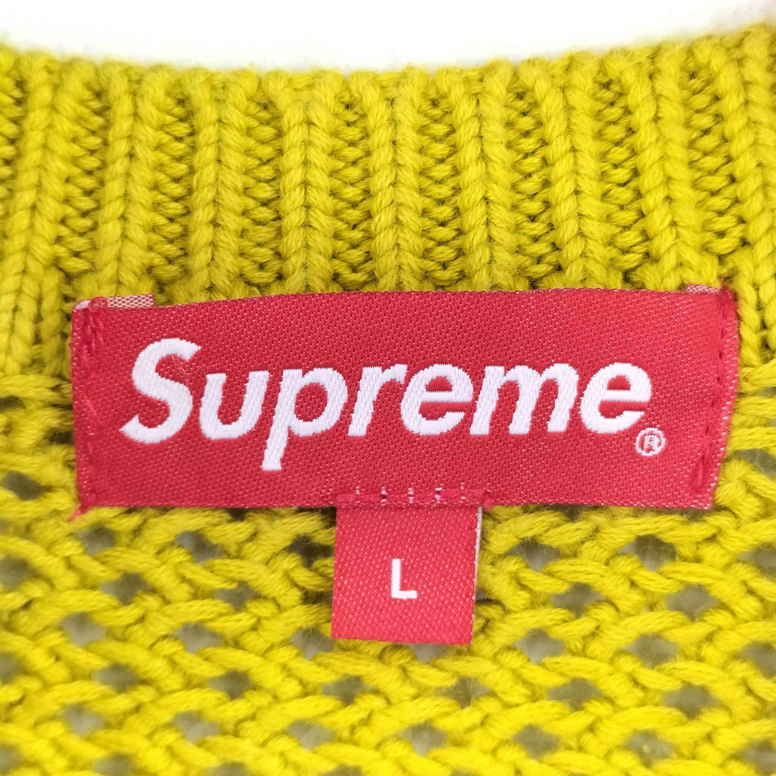 トップス シュプリーム Supreme 22SS Open Knit Small Box Sweater