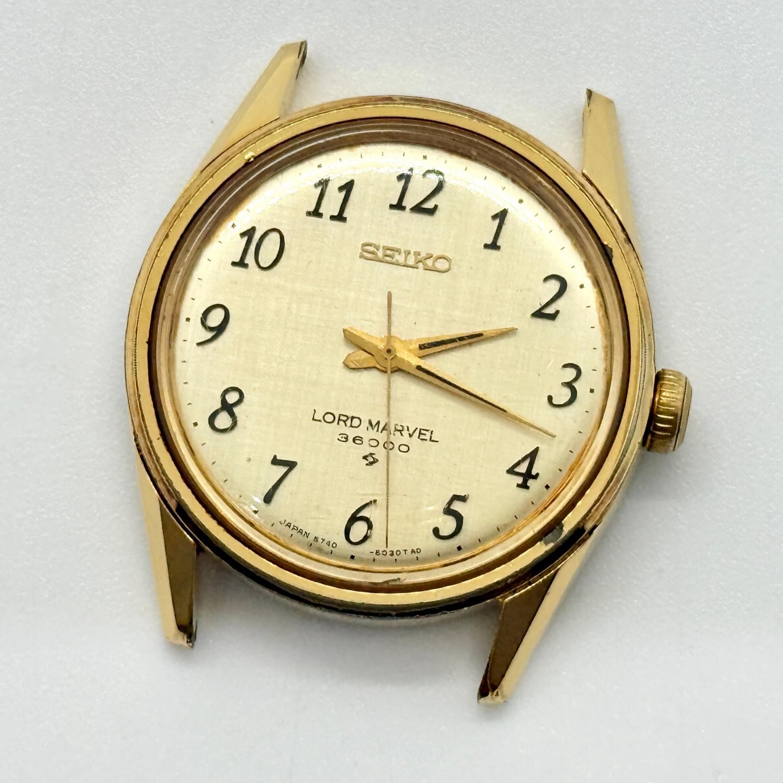SEIKO セイコー ロードマーベル 36000 5740-8000 ゴールド 手巻き 