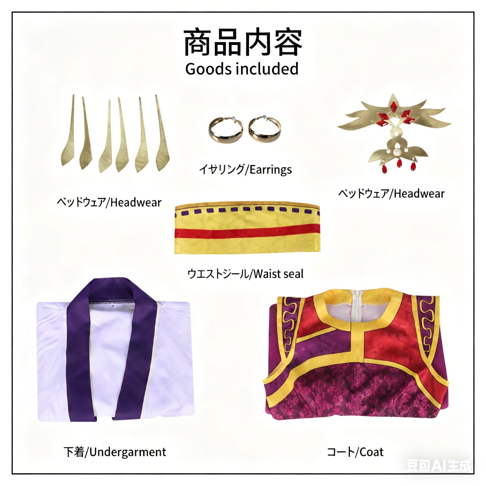 超人気新作] 薬屋のひとりごと 楼蘭妃 コスプレ 豪華6点セット 楼蘭 妃 