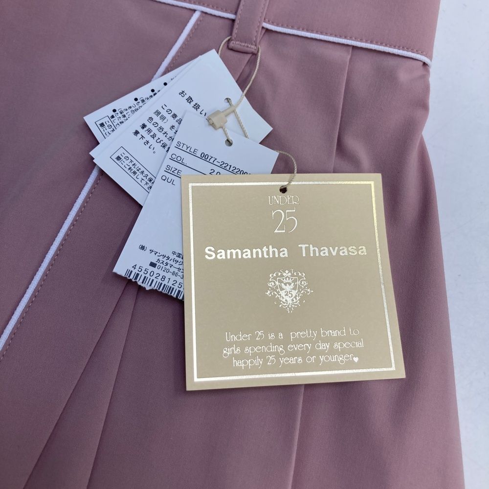 サイズ：M SAMANTHA THAVASA サマンサタバサ UNDER25 スカート ピンク