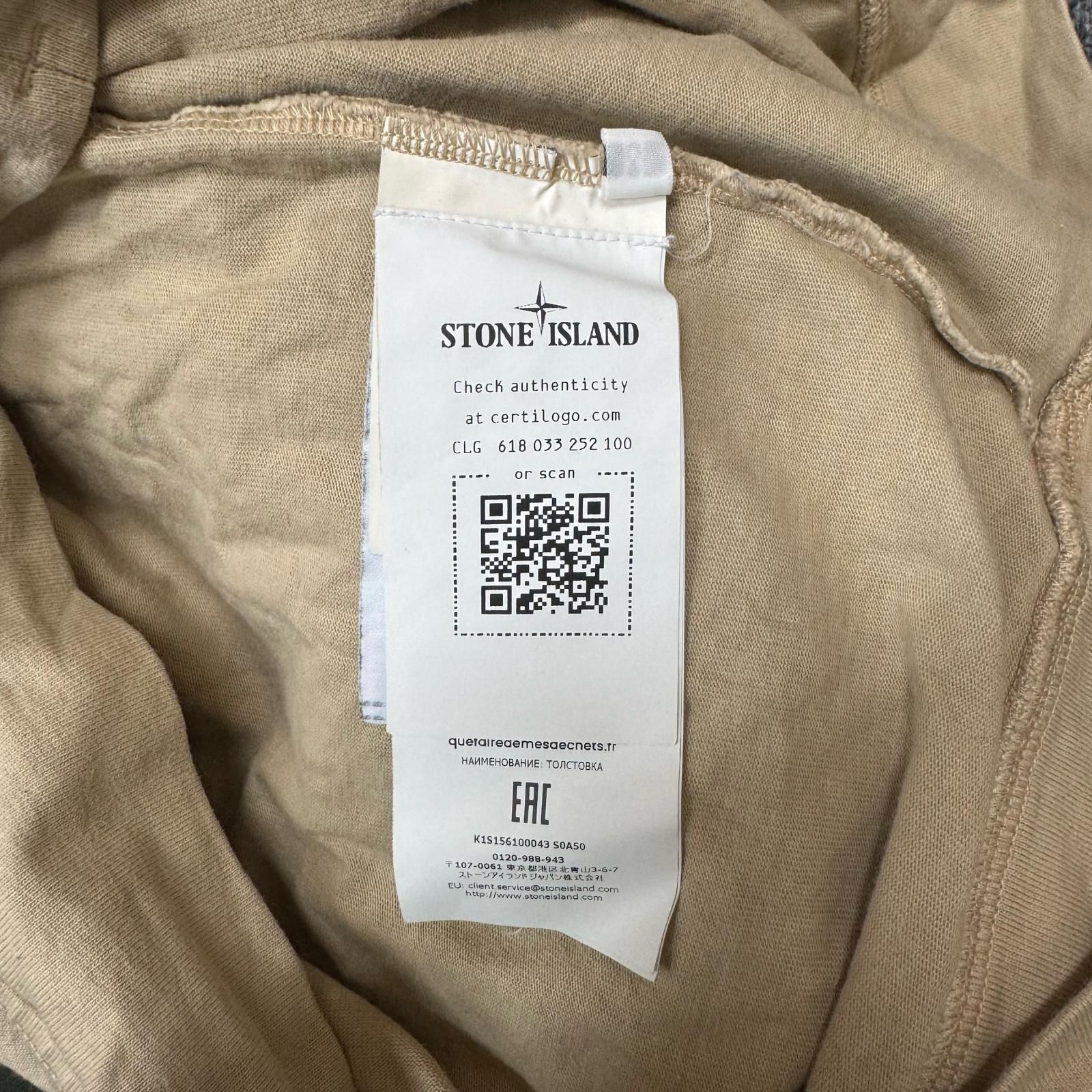 国内正規 STONE ISLAND HEAVY COTTON JERSEY ヘビーコットンジャージー 