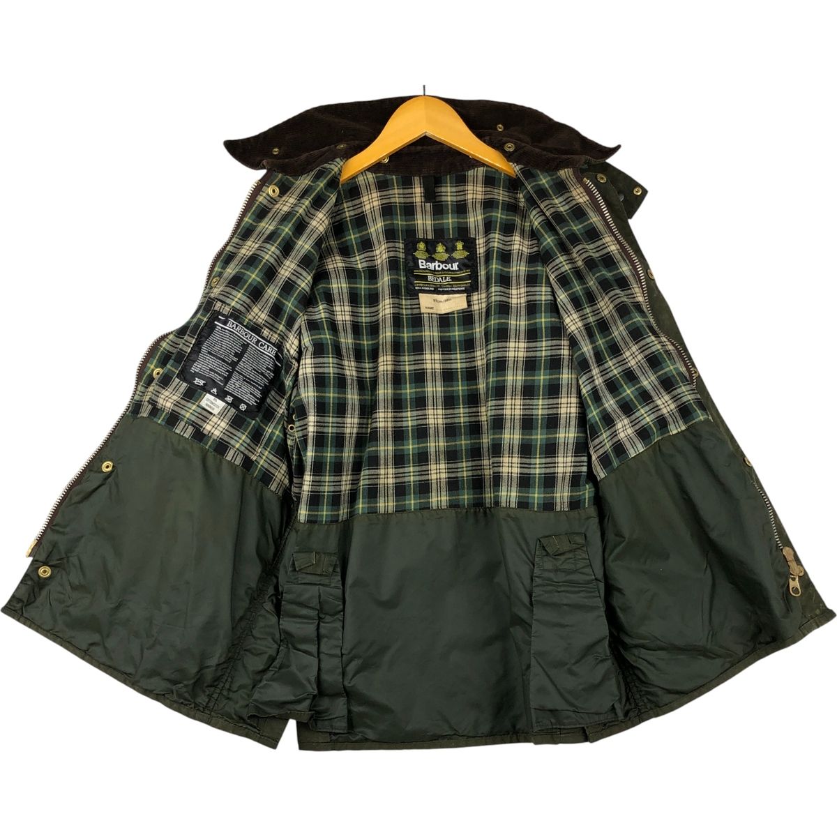 古着 80~90年代 バブアー Barbour BEDALE ビデイル 旧3ワラント