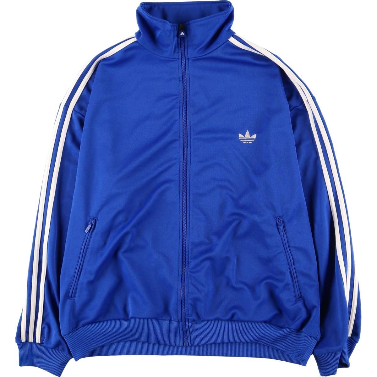 90s 90s古着adidasアディダストラックジャケット刺繍口ゴグレーDB375 