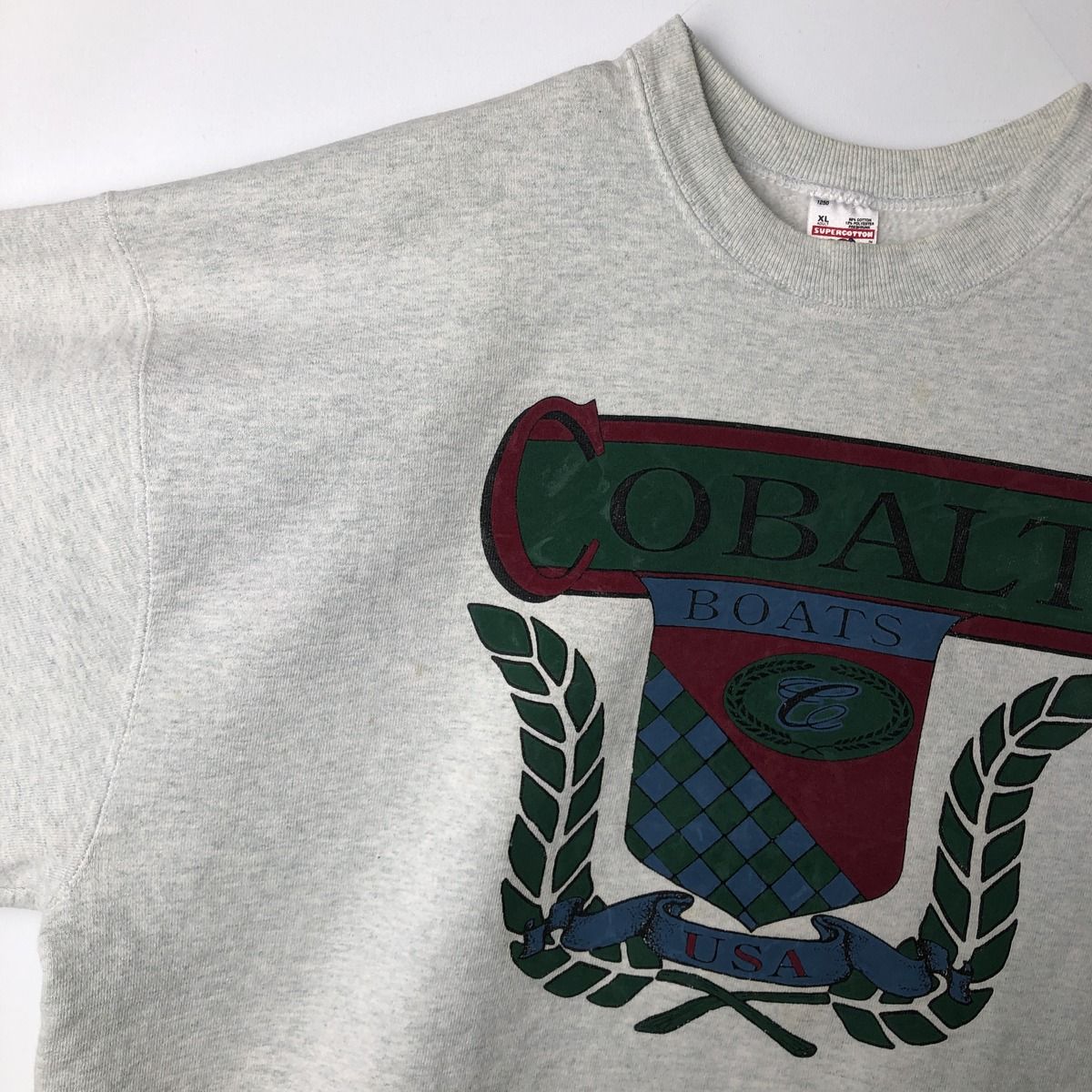 古着 90年代 フルーツオブザルーム FRUIT OF THE LOOM COBALT BOATS