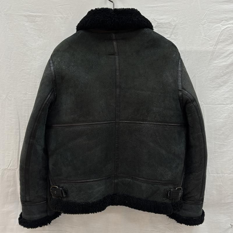 古着 ULCOLOW B-3 羊革 ムートンレザー B-3 フライト ボンバー 