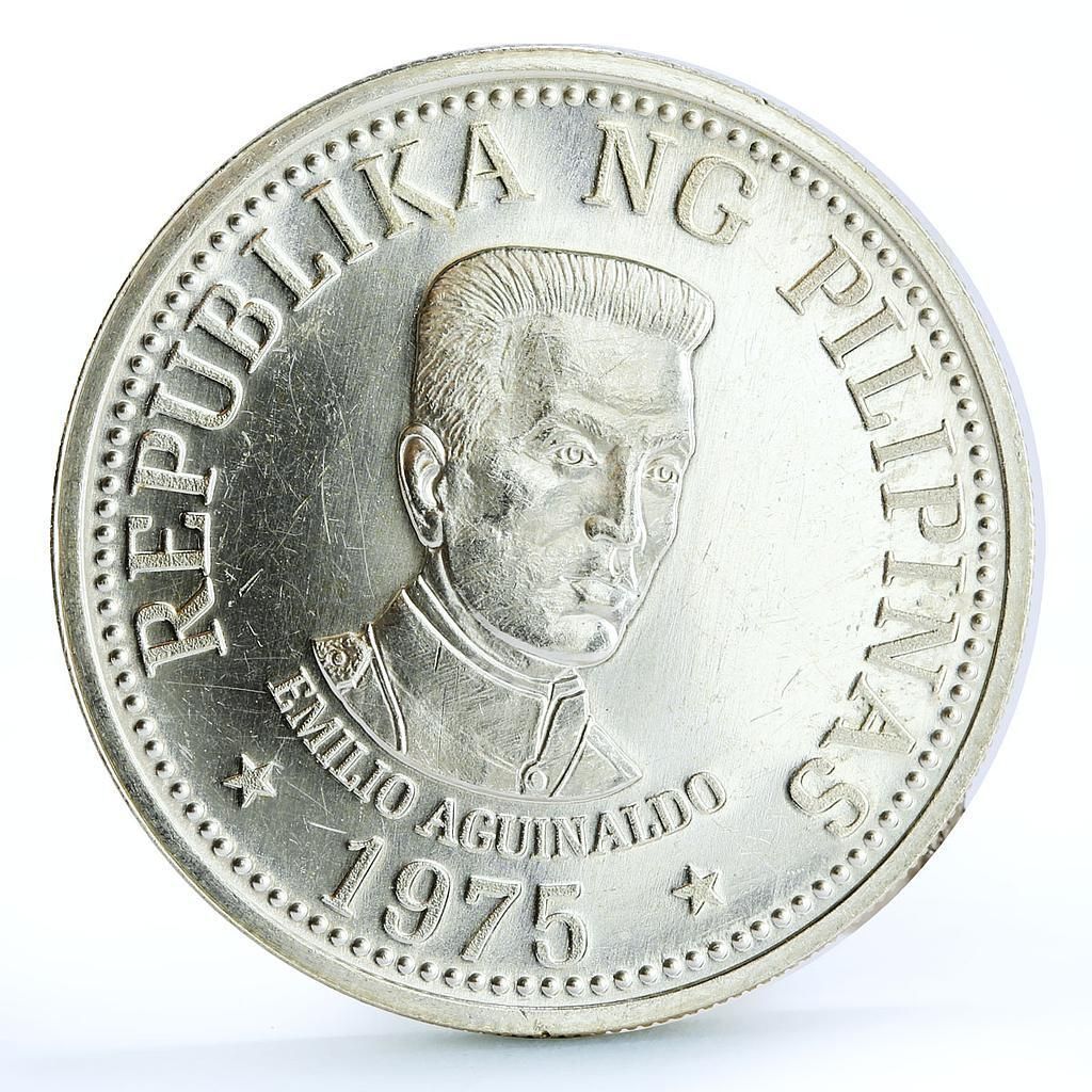 フィリピン 25 ピソ 初代大統領エミリオ・アギナルド プルーフ銀貨