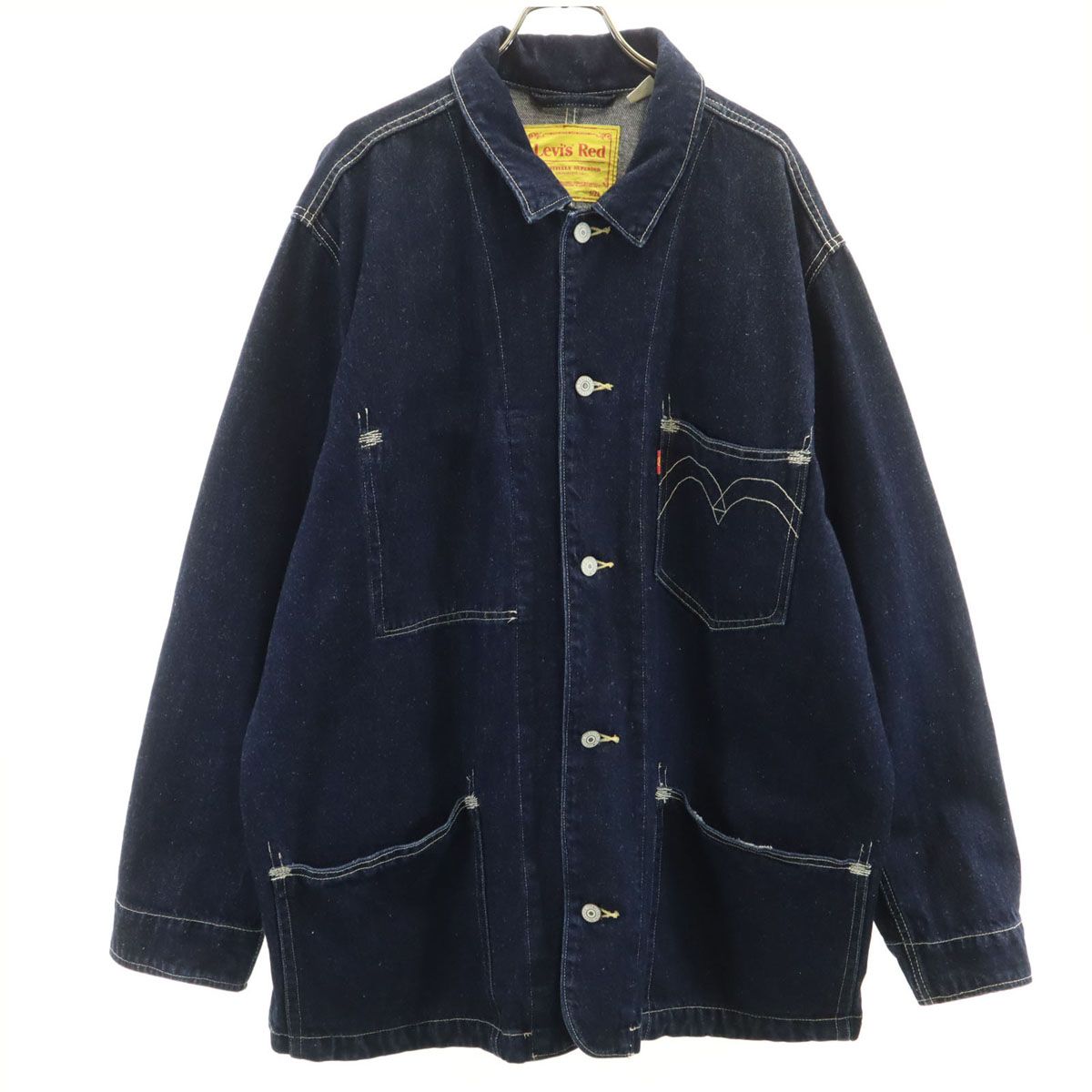 B*!様 levi's red デニム　カバーオール　XL Levi's RED リーバイスレッド デニム カバーオール XL インディゴ