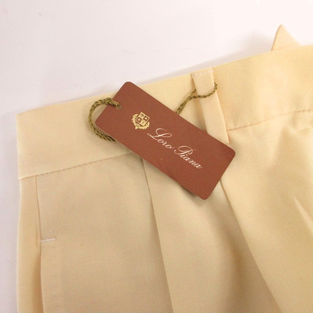 美品】 ロロピアーナ パンツ コットン ベージュ 46 Loro Piana 【公式 美品】 ロロピアーナ パンツ コットン ベージュ 46 Loro Piana 【公式