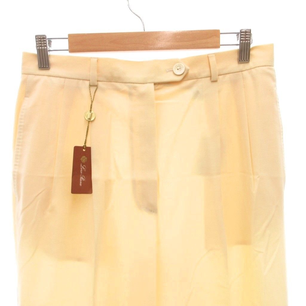 美品】 ロロピアーナ パンツ コットン ベージュ 46 Loro Piana 【公式