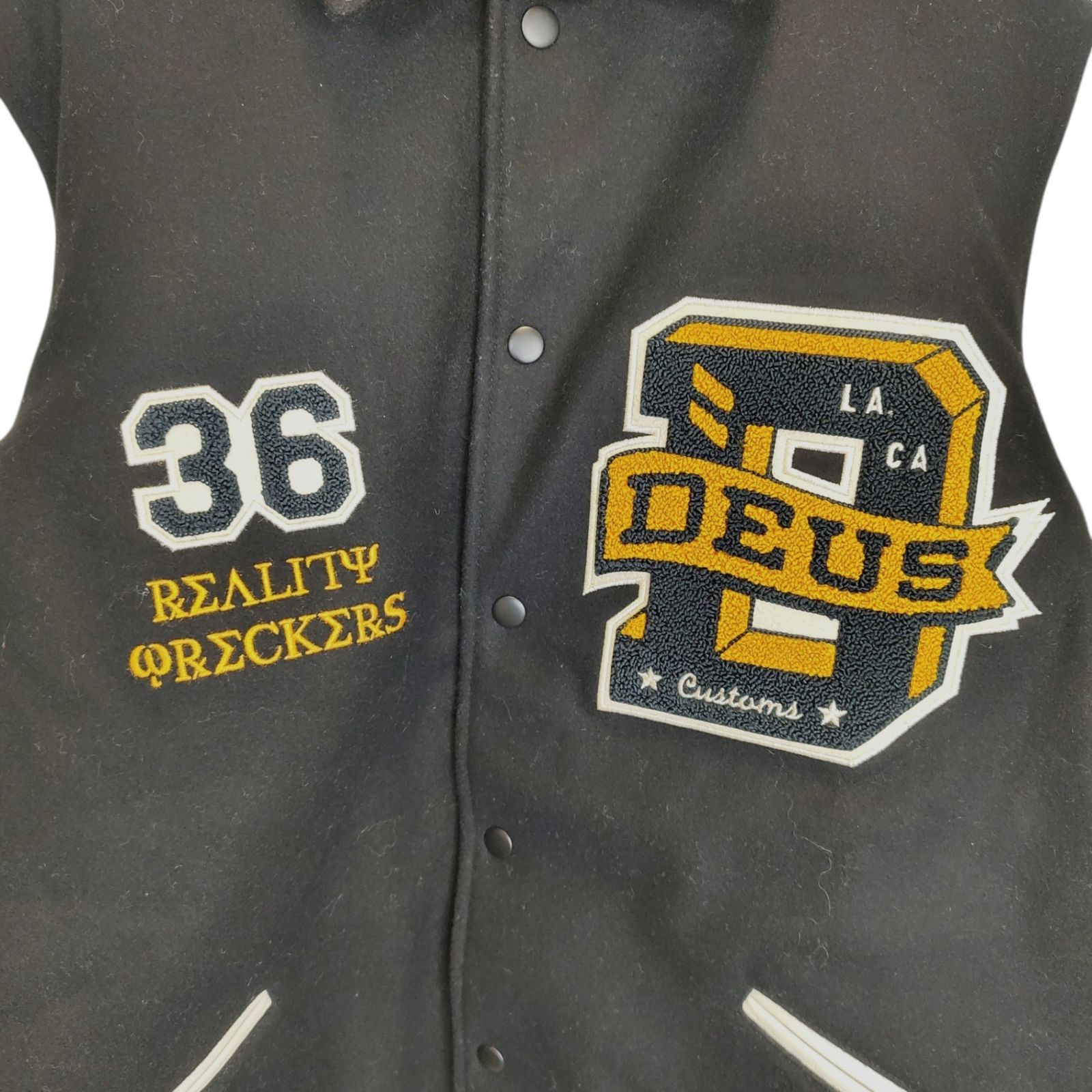 Deus Ex Machina デウスエクスマキナ SOURMUG COACH JACKET メルトン 