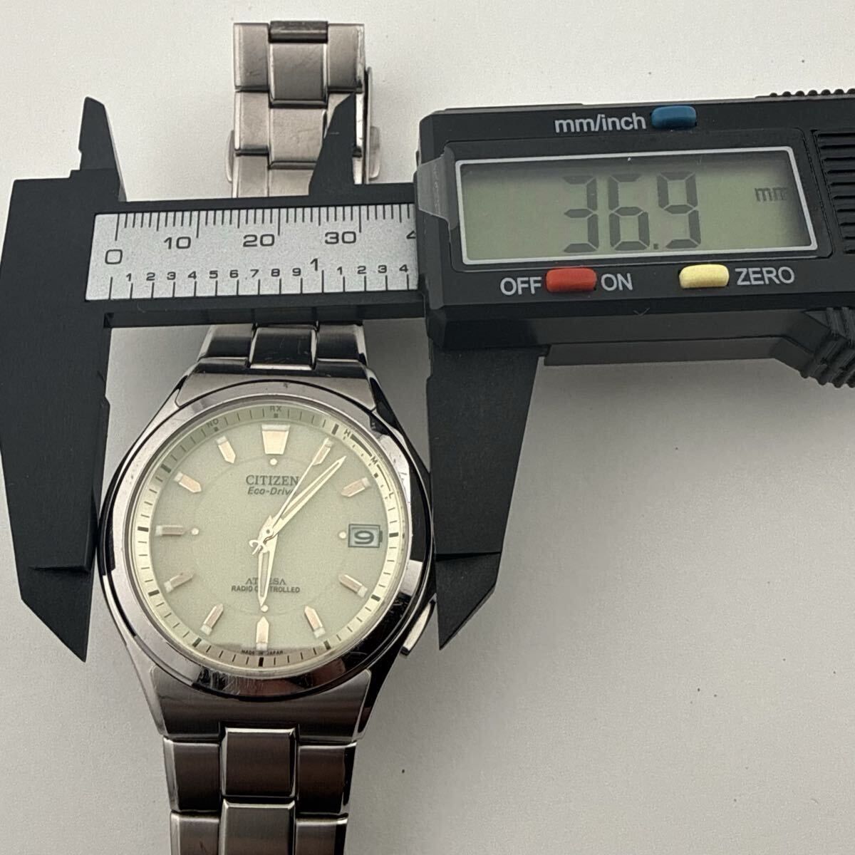 CITIZEN H110-T011331 シチズン ATTESA アテッサ 腕時計 稼働品 電波 