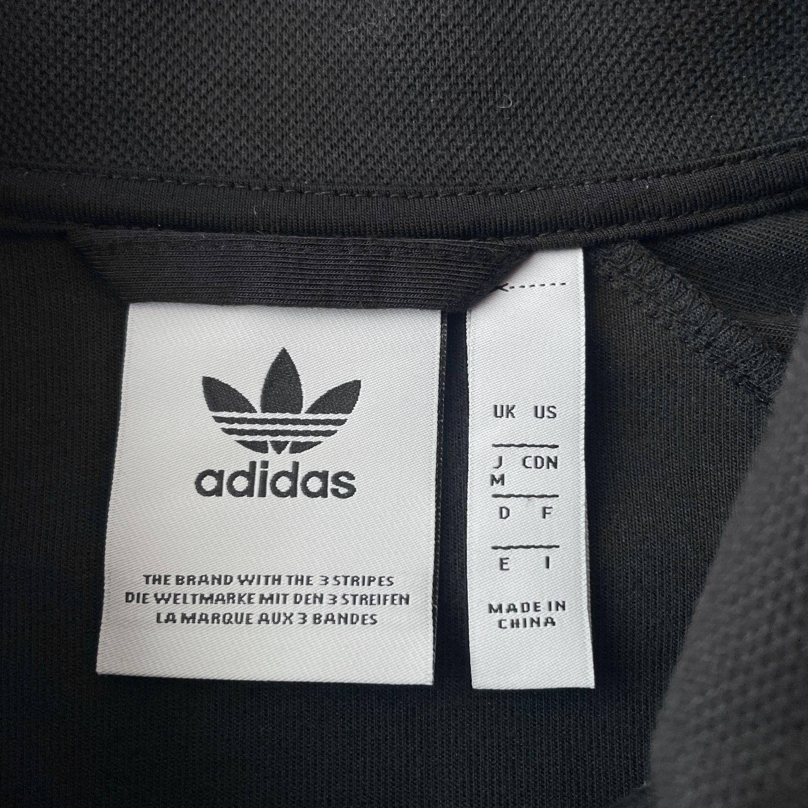 adidas アディダス トラックジャケット 襟付き ジャージ 刺繍 