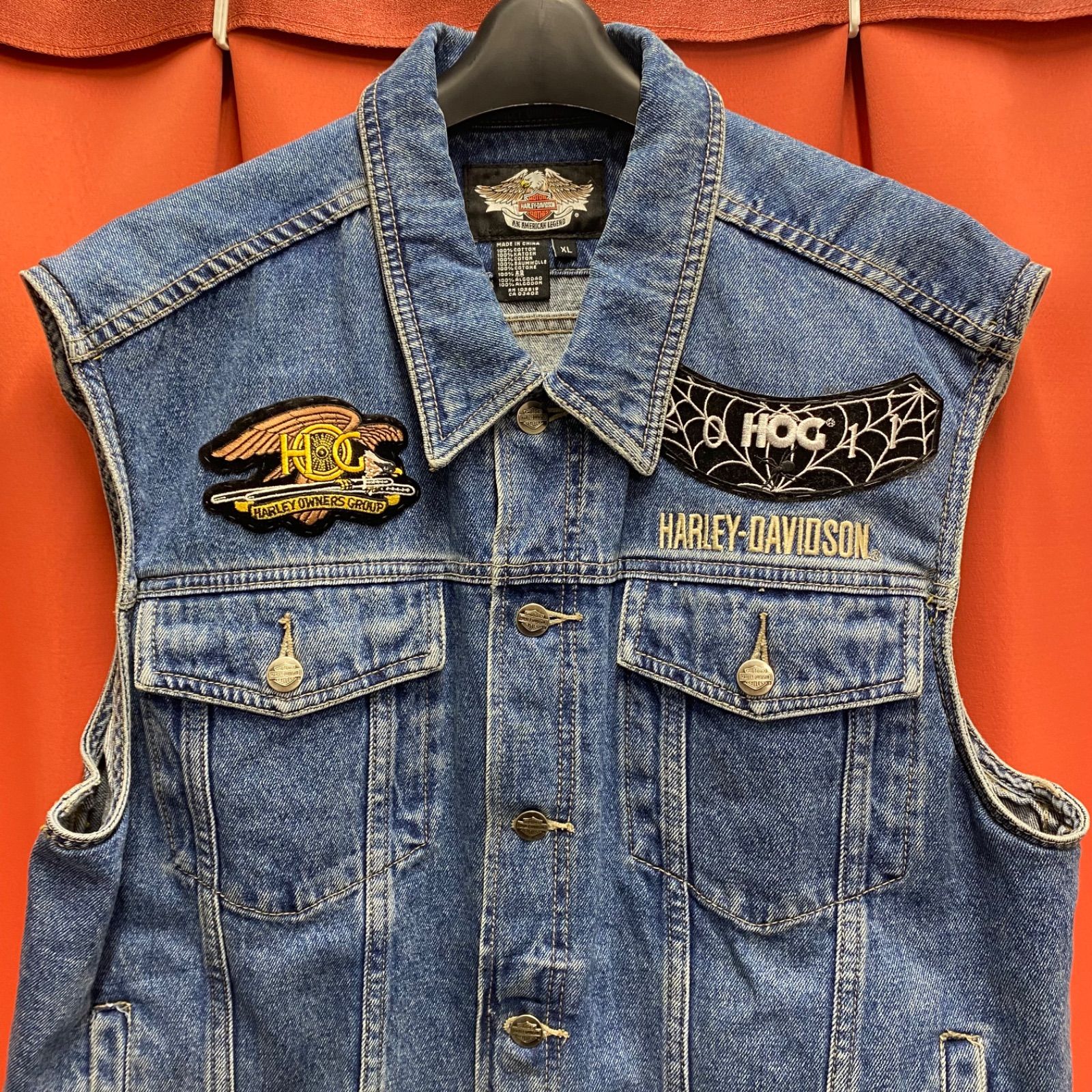 HARLEY DAVIDSON ハーレーダヴィッドソン ベスト デニム Gジャン