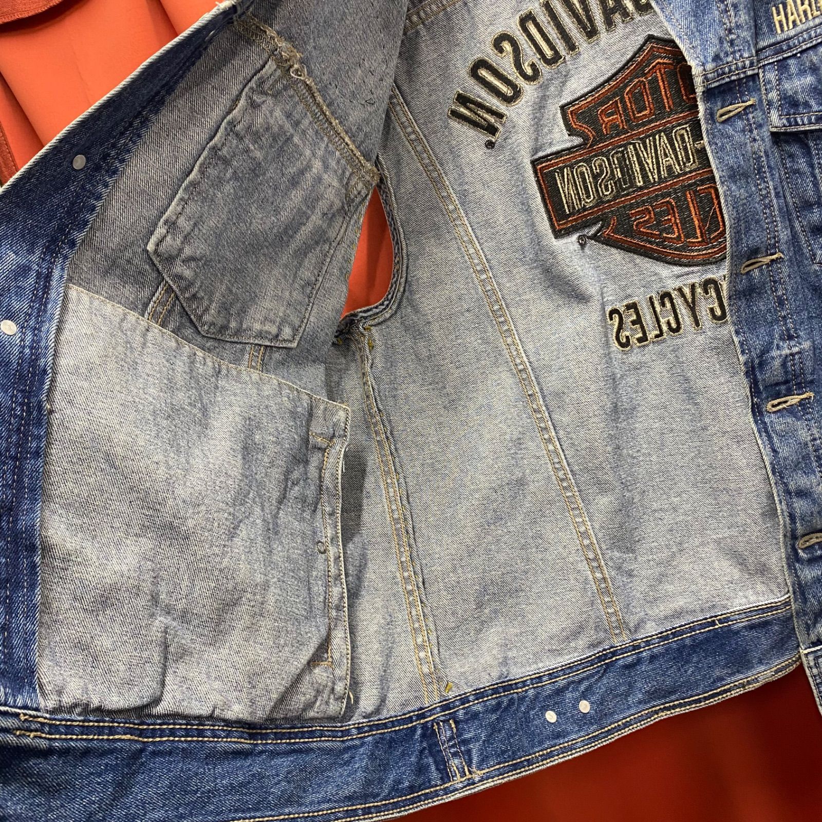 HARLEY DAVIDSON ハーレーダヴィッドソン ベスト デニム Gジャン
