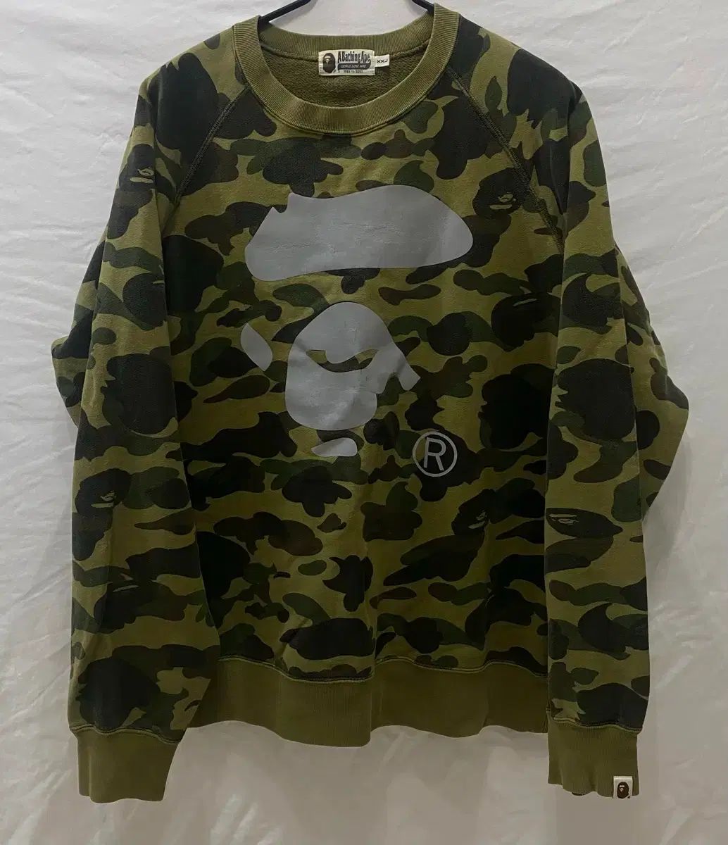 □A A BATHING APE アベイシングエイプ スウェット 迷彩柄 カモフラ 