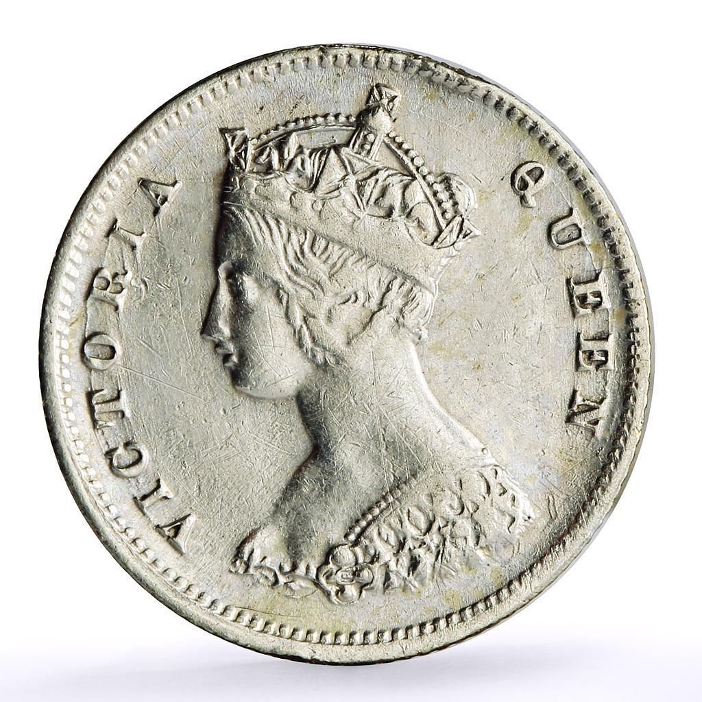 イギリス領香港 1868 ビクトリア女王 壱圓銀貨 【公式通販】
